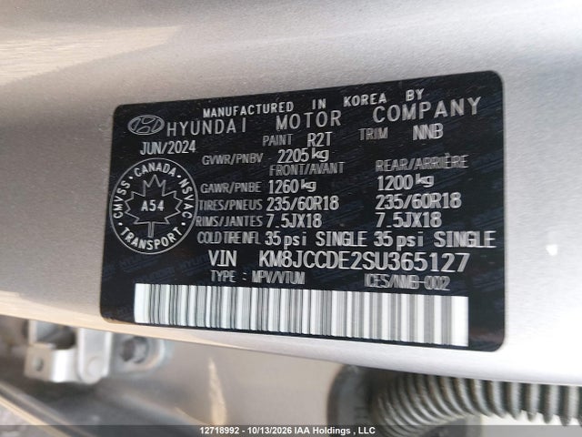 Продажа на аукционе авто 2025 Hyundai Tucson N Line, vin: KM8JCCDE2SU365127, номер лота: 12718992