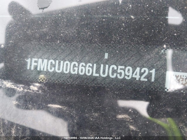 Aukcja sprzedaży 2020 Ford Escape Se, vin: 1FMCU0G66LUC59421, numer aukcji: 12718994