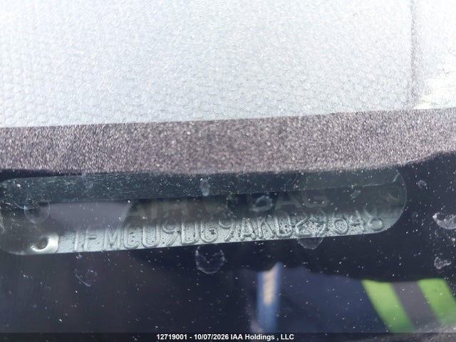 Aukcja sprzedaży 2010 Ford Escape Xlt, vin: 1FMCU9DG9AKD29648, numer aukcji: 12719001