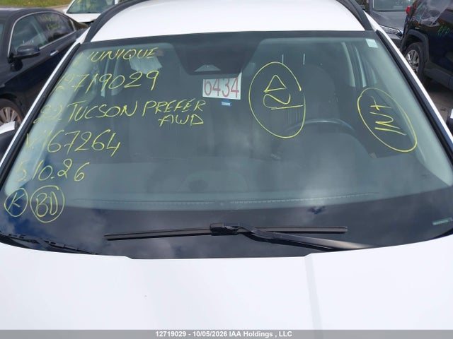 Продажа на аукционе авто 2022 Hyundai Tucson Preferred Awd, vin: KM8JBCAE3NU167264, номер лота: 12719029