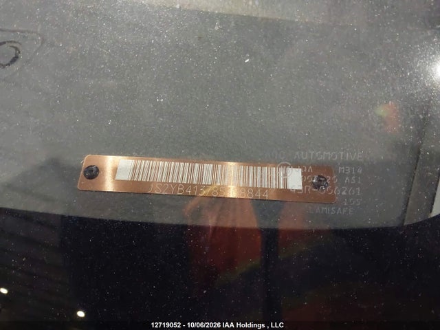 12719052 :رقم المزاد ، JS2YB413785108844 vin ، 2008 Suzuki Sx4 مزاد بيع