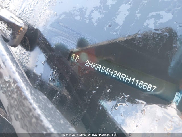 12719125 :رقم المزاد ، 2HKRS4H26RH116687 vin ، 2024 Honda Cr-v Lx مزاد بيع