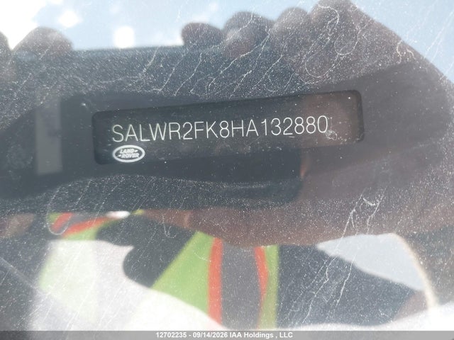 12702235 :رقم المزاد ، SALWR2FK8HA132880 vin ، 2017 Land Rover Range Rover Sport Diesel Td6 Hse مزاد بيع