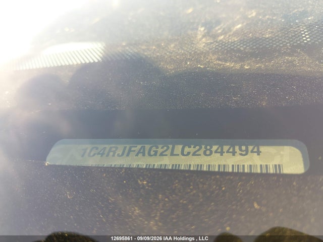 Продаж на аукціоні авто 2020 Jeep Grand Cherokee Altitude, vin: 1C4RJFAG2LC284494, номер лоту: 12695861