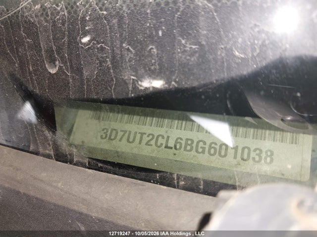 Aukcja sprzedaży 2011 Ram Ram 2500 Slt, vin: 3D7UT2CL6BG601038, numer aukcji: 12719247