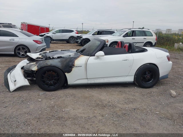 Продажа на аукционе авто 2000 Honda S2000, vin: JHMAP1146YT005882, номер лота: 12694684