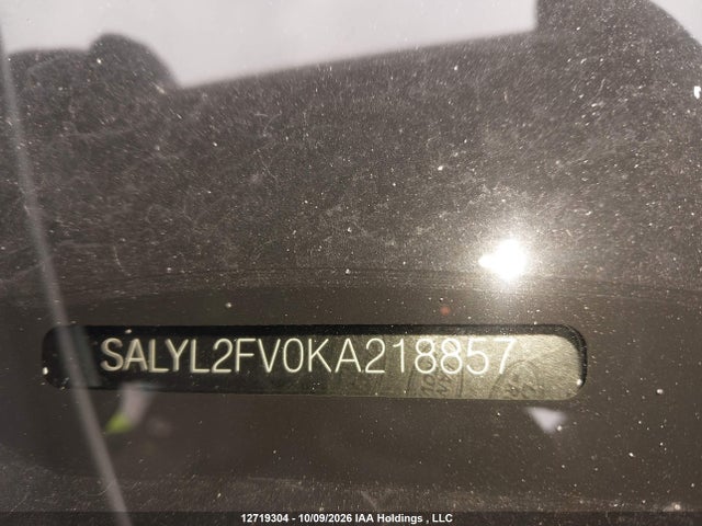 Aukcja sprzedaży 2019 Land Rover Range Rover Velar P340 Se R-dynamic/p380 Se R-dynamic, vin: SALYL2FV0KA218857, numer aukcji: 12719304