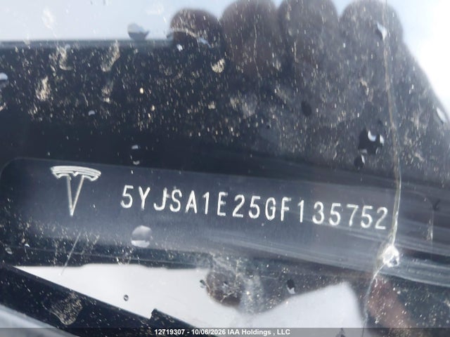 Aukcja sprzedaży 2016 Tesla Model S 60d/70d/75d/85d/90d, vin: 5YJSA1E25GF135752, numer aukcji: 12719307
