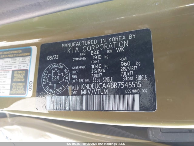 KIA SELTOS EX 2024 KNDEUCAA6R7545515 Image 18