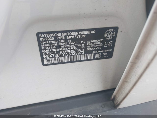 WBX73EF01S5333973 BMW X1 Xdrive28i