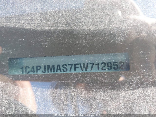 12719434 :رقم المزاد ، 1C4PJMAS7FW712952 vin ، 2015 Jeep Cherokee Sport مزاد بيع