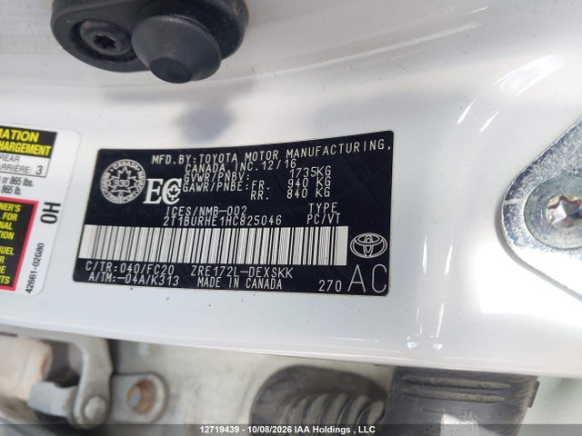 Toyota COROLLA SE 2017 2T1BURHE1HC825046 Image 17