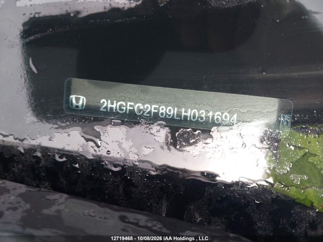 Aukcja sprzedaży 2020 Honda Civic, vin: 2HGFC2F89LH031694, numer aukcji: 12719468