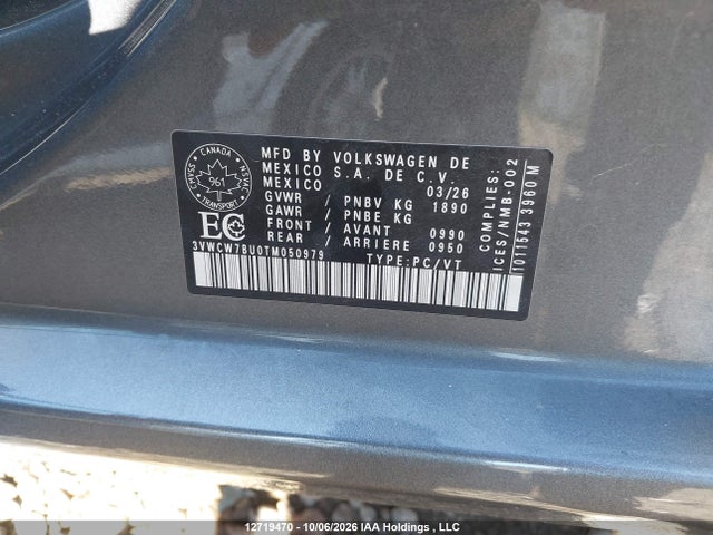 Volkswagen Jetta Trendline 2026 3VWCW7BU0TM050979 Image 9