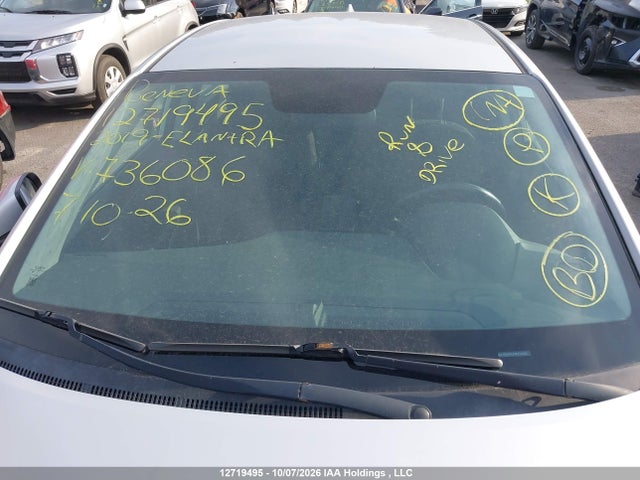Aukcja sprzedaży 2019 Hyundai Elantra Preferred, vin: KMHD84LF9KU736086, numer aukcji: 12719495