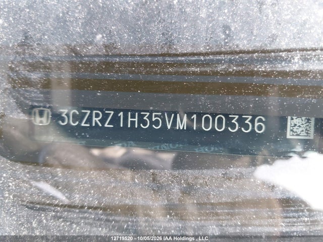 3CZRZ1H35VM100336 Honda Hr-v Lx 2wd