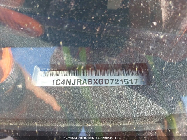 1C4NJRABXGD721517 Jeep Patriot Sport/north