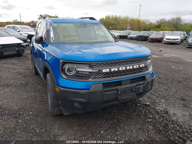 12719583 :رقم المزاد ، 3FMCR9BN1SRE04729 vin ، 2025 Ford Bronco Sport Big Bend مزاد بيع