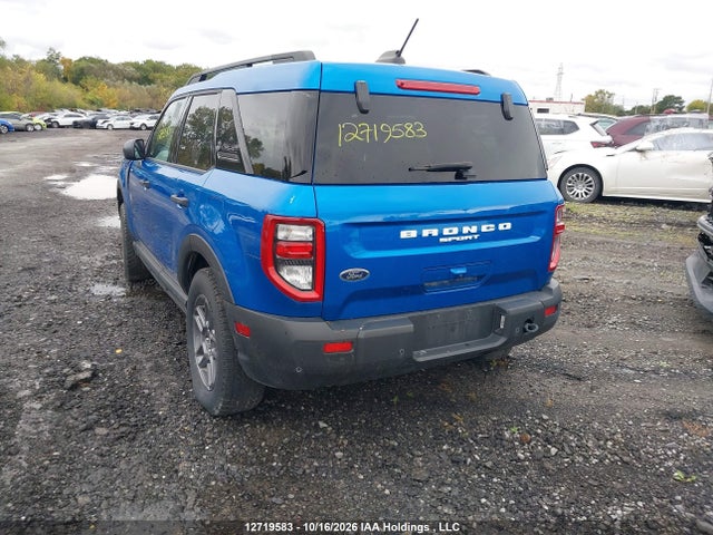 12719583 :رقم المزاد ، 3FMCR9BN1SRE04729 vin ، 2025 Ford Bronco Sport Big Bend مزاد بيع