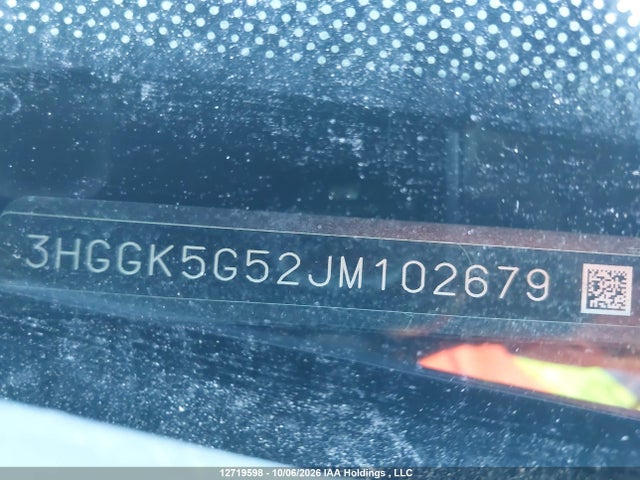 Aukcja sprzedaży 2018 Honda Fit Lx, vin: 3HGGK5G52JM102679, numer aukcji: 12719598