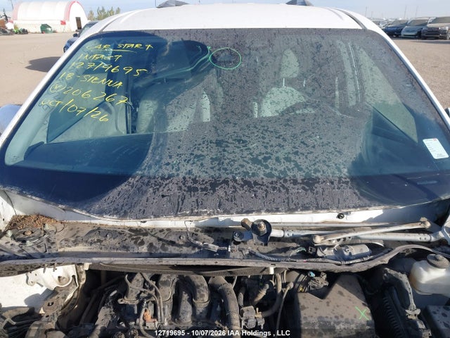 12719695 :رقم المزاد ، 5TDJZ3DC7JS206267 vin ، 2018 Toyota Sienna Le مزاد بيع