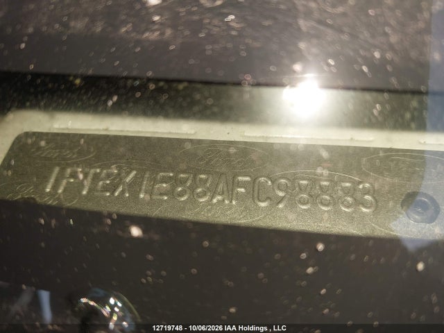 12719748 :رقم المزاد ، 1FTEX1E88AFC98883 vin ، 2010 Ford F150 Super Cab مزاد بيع