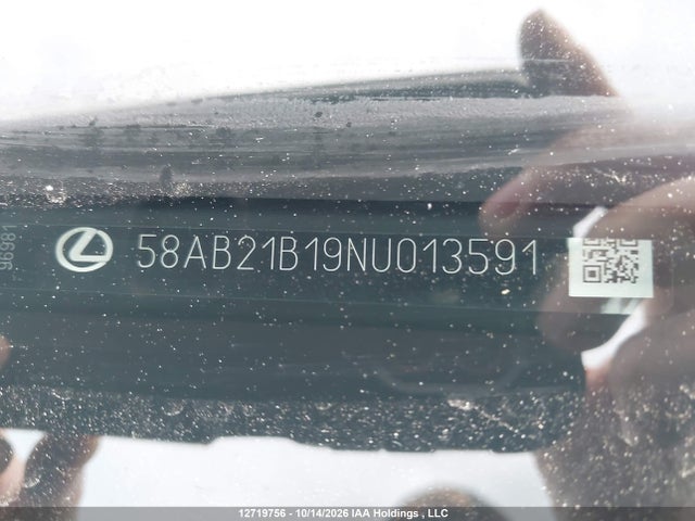 Продажа на аукционе авто 2022 Lexus Es 300h 300h, vin: 58AB21B19NU013591, номер лота: 12719756