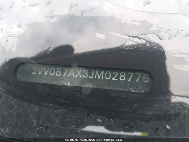 Aukcja sprzedaży 2018 Volkswagen Tiguan S, vin: 3VV0B7AX3JM028776, numer aukcji: 12719775