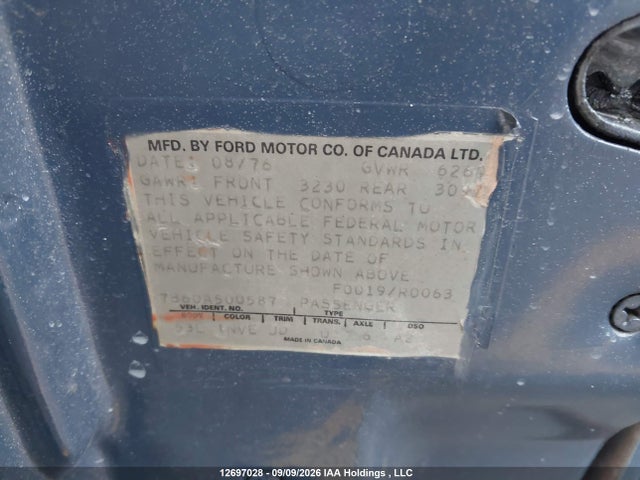 12697028 :رقم المزاد ، 7B60A500587 vin ، 1977 Mercury Grand Marquis مزاد بيع
