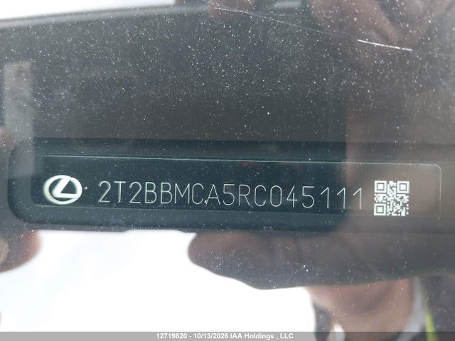 2T2BBMCA5RC045111 Lexus Rx 350h Base/350h Premium/350h Premium Plus/350h Luxury