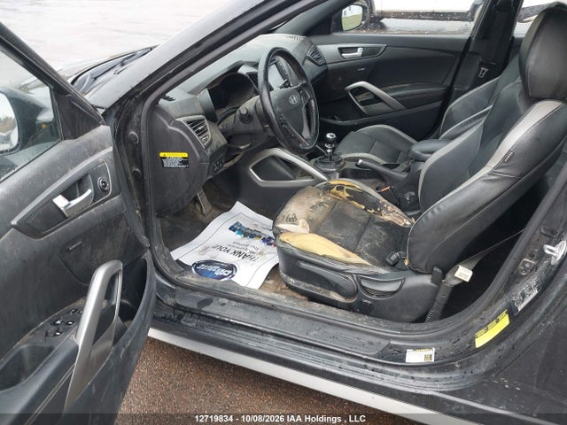12719834 :رقم المزاد ، KMHTC6AE7HU304511 vin ، 2017 Hyundai Veloster Turbo مزاد بيع