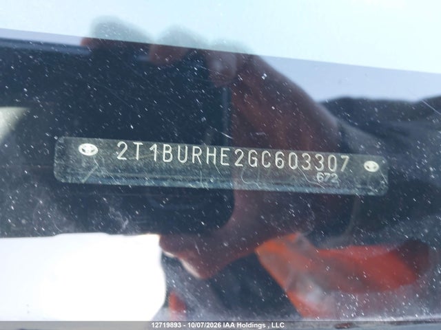 Toyota COROLLA LE 2016 2T1BURHE2GC603307 Image 19
