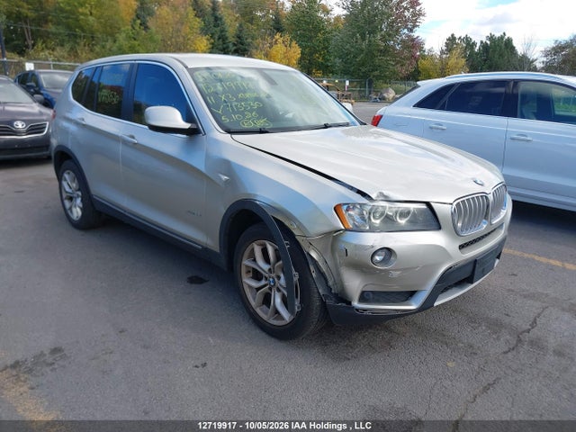 2011 Bmw X3 Xdrive28i მანქანა იყიდება აუქციონზე, vin: 5UXWX5C56BL713530, აუქციონის ნომერი: 12719917