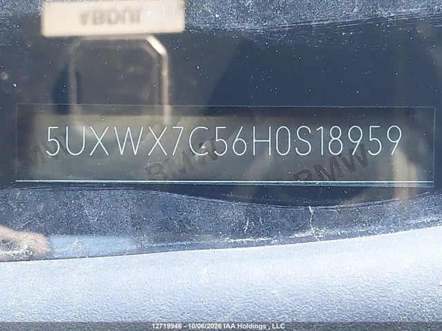 5UXWX7C56H0S18959 BMW X3 Xdrive35i