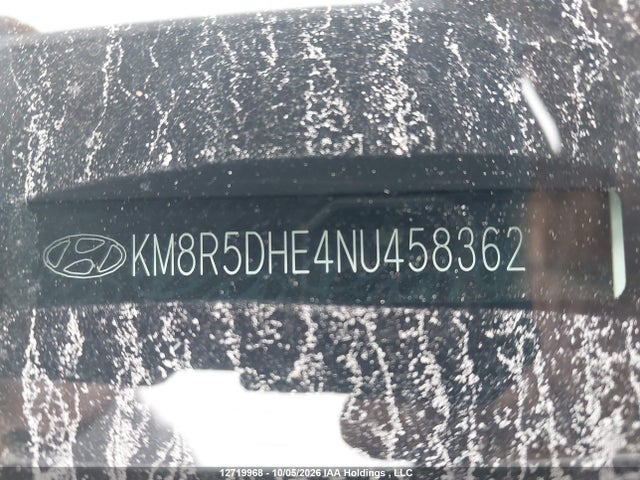 12719968 :رقم المزاد ، KM8R5DHE4NU458362 vin ، 2022 Hyundai Palisade Ultimate Calligraphy مزاد بيع