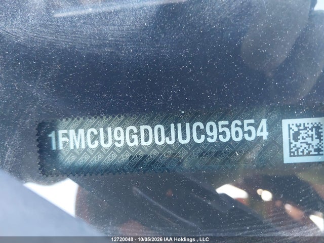 Ford ESCAPE SE 2018 1FMCU9GD0JUC95654 Image 18