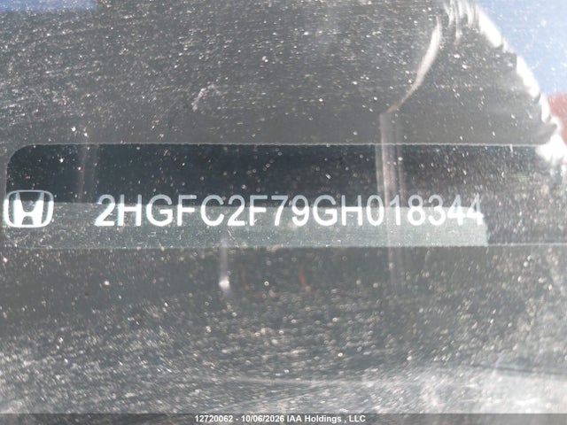 Aukcja sprzedaży 2016 Honda Civic Ex, vin: 2HGFC2F79GH018344, numer aukcji: 12720062
