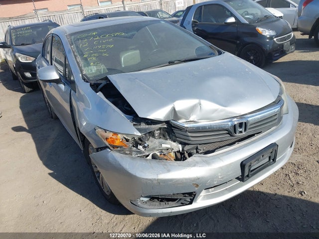 2012 Honda Civic Ex-l მანქანა იყიდება აუქციონზე, vin: 2HGFB2F99CH117874, აუქციონის ნომერი: 12720070