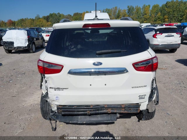 12720094 :رقم المزاد ، MAJ6P1WL2JC208576 vin ، 2018 Ford Ecosport Titanium مزاد بيع