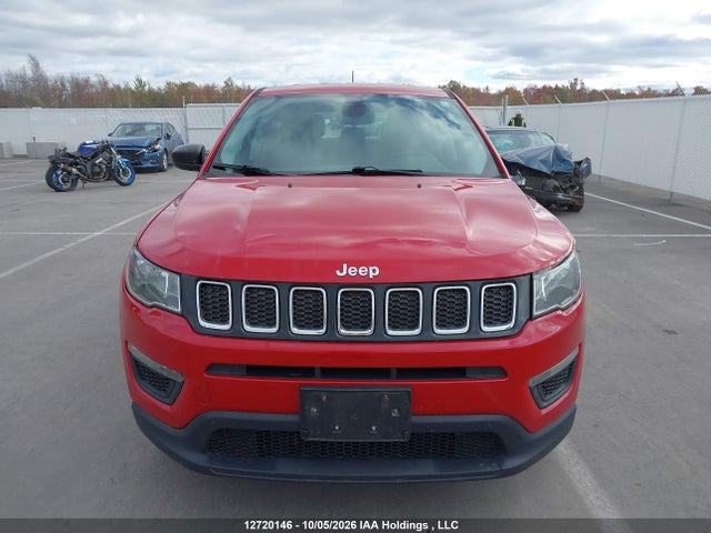 12720146 :رقم المزاد ، 3C4NJDAB9JT209834 vin ، 2018 Jeep Compass Sport مزاد بيع