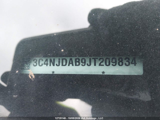 12720146 :رقم المزاد ، 3C4NJDAB9JT209834 vin ، 2018 Jeep Compass Sport مزاد بيع
