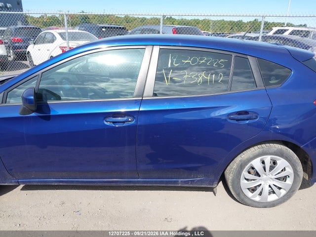 Auction sale of the 2018 Subaru Impreza Convenience, vin: 4S3GTAA69J3738412, lot number: 12707225