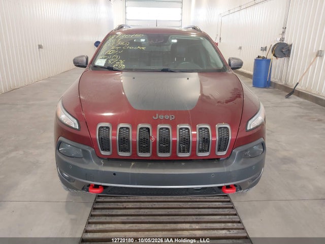 2018 Jeep Cherokee Trailhawk მანქანა იყიდება აუქციონზე, vin: 1C4PJMBX8JD613782, აუქციონის ნომერი: 12720180