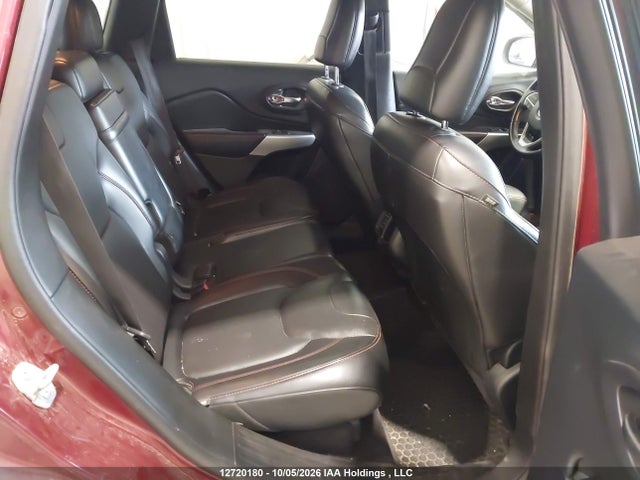 2018 Jeep Cherokee Trailhawk მანქანა იყიდება აუქციონზე, vin: 1C4PJMBX8JD613782, აუქციონის ნომერი: 12720180