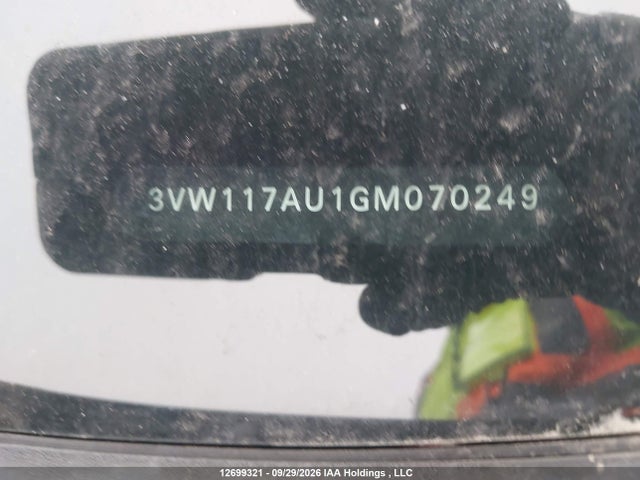 12699321 :رقم المزاد ، 3VW117AU1GM070249 vin ، 2016 Volkswagen Golf 1.8 Tsi Comfortline/1.8 Tsi Highline/1.8 Tsi Trendline مزاد بيع