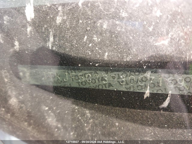 12715937 :رقم المزاد ، JTKJF5C73B3007169 vin ، 2011 Scion Tc مزاد بيع