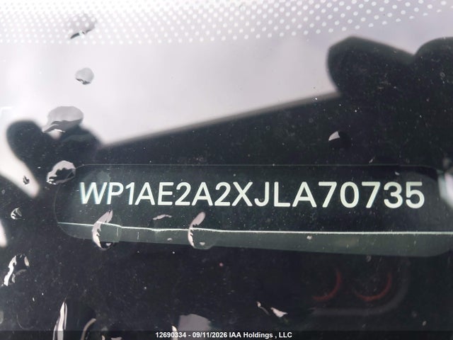 WP1AE2A2XJLA70735 Porsche Cayenne E-hybrid S/s Platinum Edition