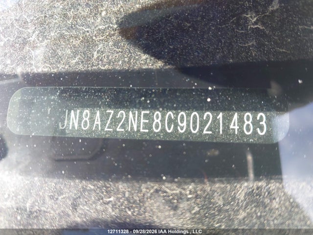 12711328 :رقم المزاد ، JN8AZ2NE8C9021483 vin ، 2012 Infiniti Qx56 7-passenger مزاد بيع