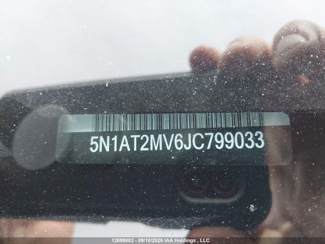 Продаж на аукціоні авто 2018 Nissan Rogue Midnight Edition/s/sl/sl W/propilot Assist/sv, vin: 5N1AT2MV6JC799033, номер лоту: 12699003
