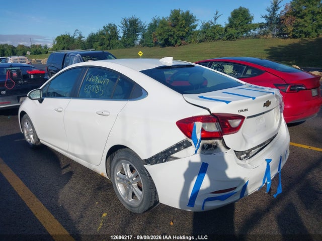 12696217 :رقم المزاد ، 3G1BE5SM7GS598185 vin ، 2016 Chevrolet Cruze Lt Auto مزاد بيع
